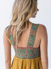 Tricia Maxi Dress - Mustard Gauze